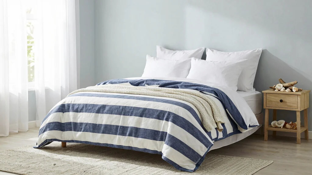 17 Blue and White Bedding Ideas for Fresh Coastal Style