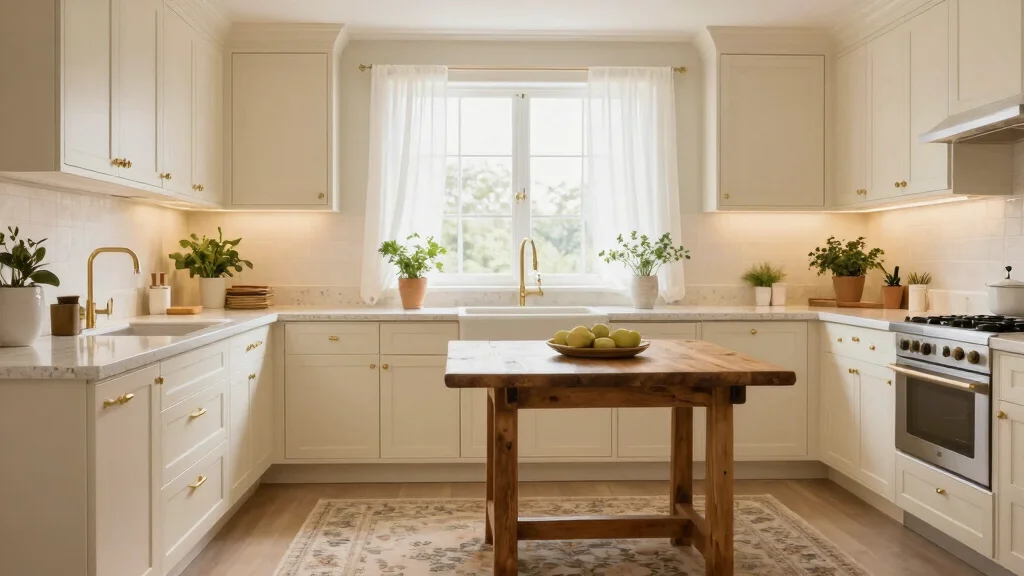 17 Cream Colored Kitchen Cabinets Ideas for Soft Elegance