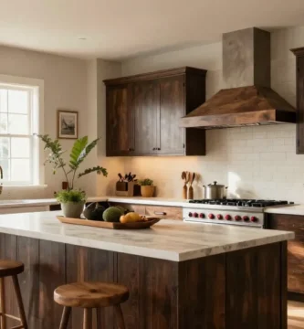 17 Dark Wood Kitchen Cabinets Ideas for Rich Warm Kitchens