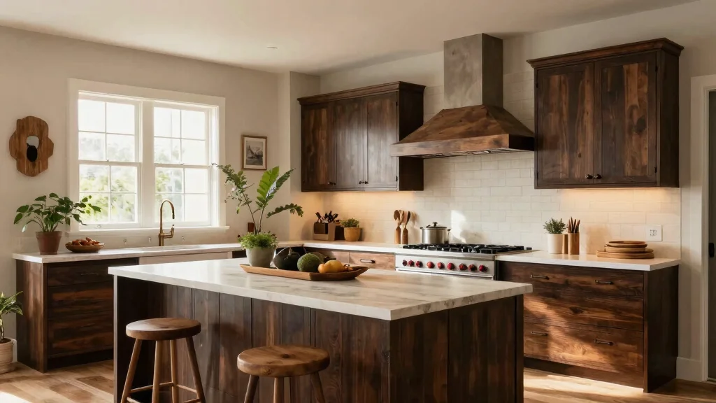 17 Dark Wood Kitchen Cabinets Ideas for Rich Warm Kitchens