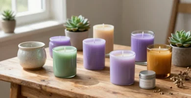 17 Handmade Scented Candles for Cozy Artisan Homes