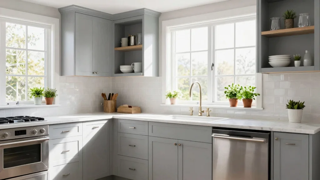 17 Light Grey Kitchen Cabinets Ideas for Clean Modern Style