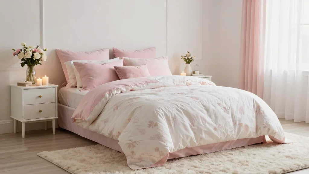 17 Pink and White Bedding Ideas for Soft Romantic Style