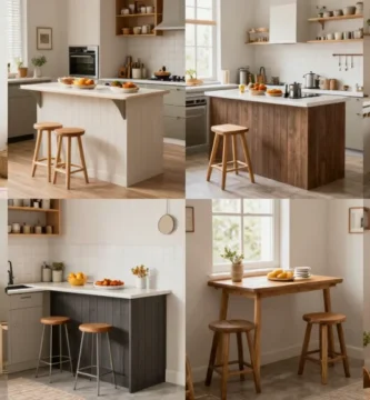 17 Small Kitchen Breakfast Bar Ideas for Small Homes