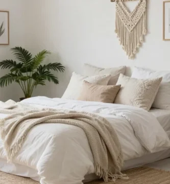 17 White Boho Bedding Ideas for Relaxed Natural Style