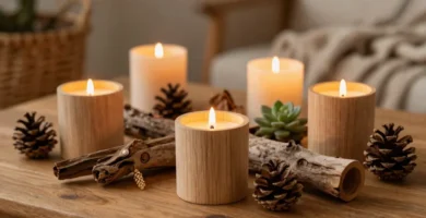 17 Wood Scented Candles Ideas for Earthy Calm