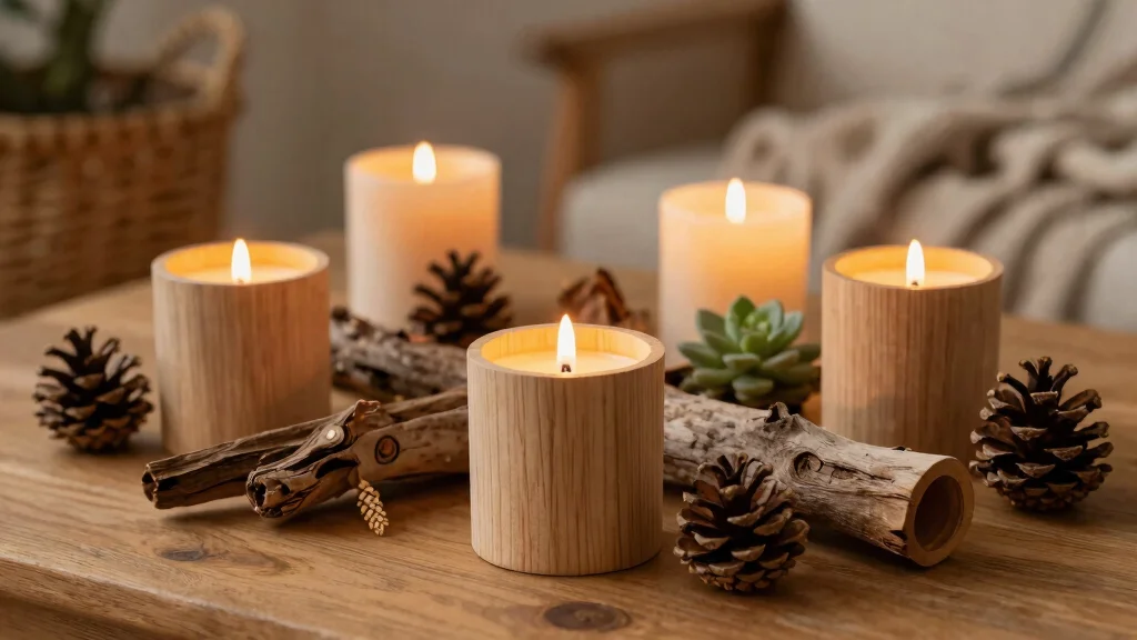 17 Wood Scented Candles Ideas for Earthy Calm