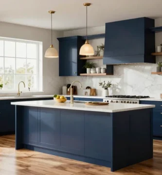 18 Dark Blue Kitchen Cabinets Ideas for Modern Classic Looks