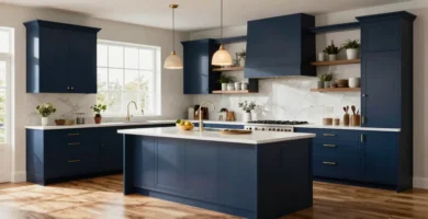 18 Dark Blue Kitchen Cabinets Ideas for Modern Classic Looks