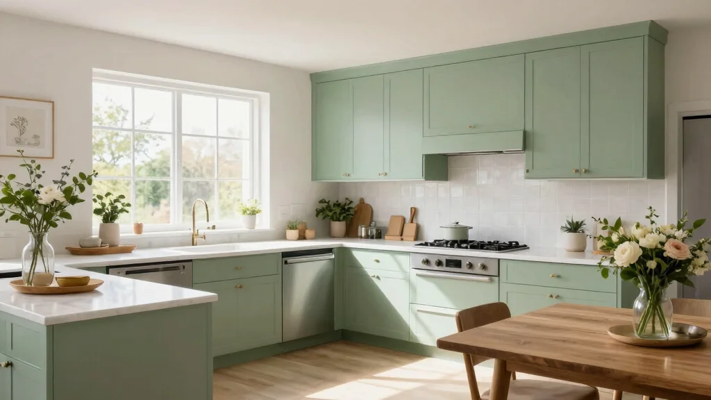 18 Light Green Kitchen Cabinets Ideas for Fresh Modern Spaces