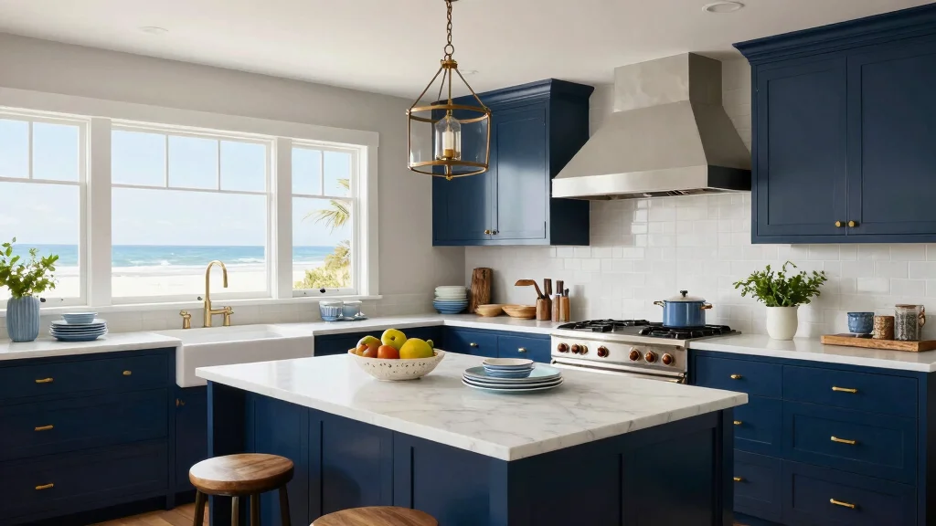 18 Navy Blue Kitchen Cabinets Ideas for Bold Elegance