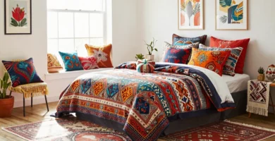 18 Non-White Bedding Ideas to Break the Neutral Look