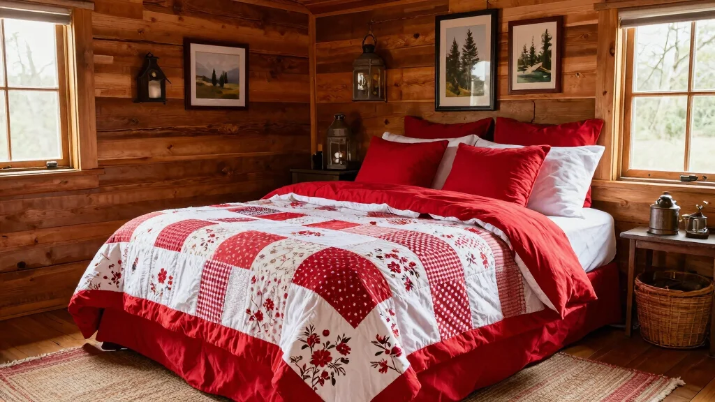 18 Red and White Bedding Ideas for Bold Contrast