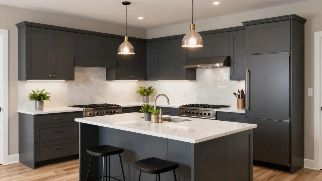 19 Dark Grey Kitchen Cabinets Ideas for Modern Elegance