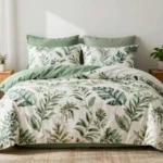 19 Green and White Bedding Ideas for Natural Fresh Beds