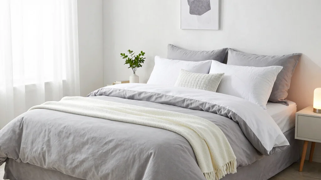 19 Grey and White Bedding Ideas for Calm Neutral Decor