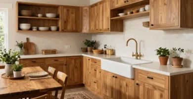 19 Light Brown Kitchen Cabinets Ideas for Cozy Natural Kitchens