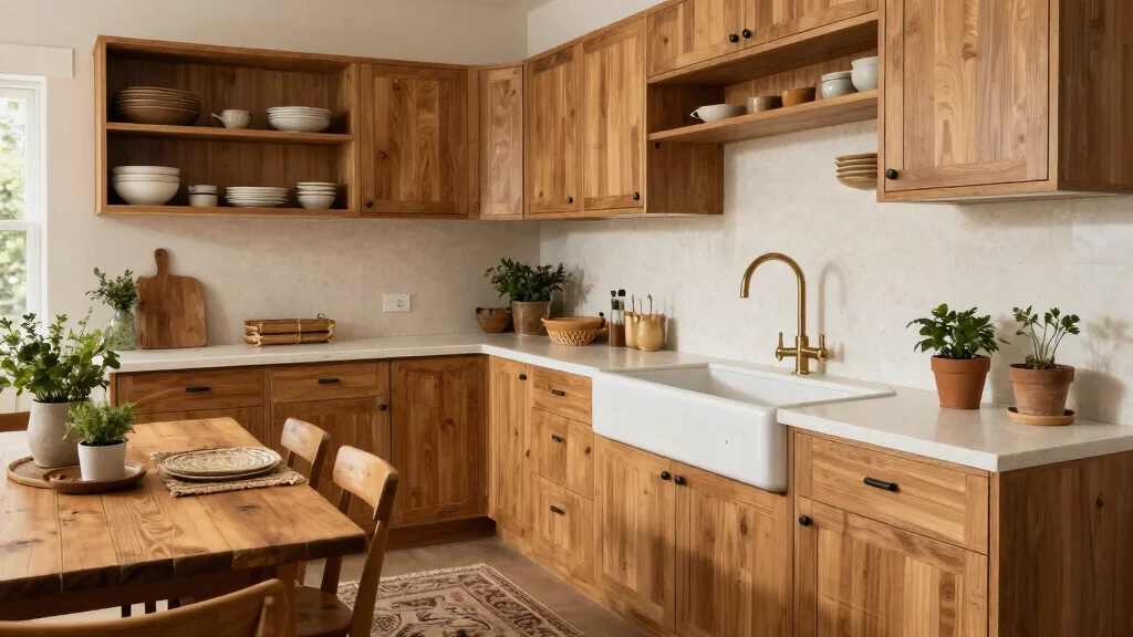 19 Light Brown Kitchen Cabinets Ideas for Cozy Natural Kitchens