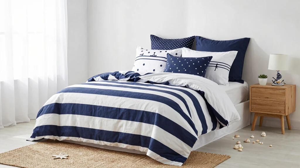19 Navy and White Bedding Ideas for Classic Elegance